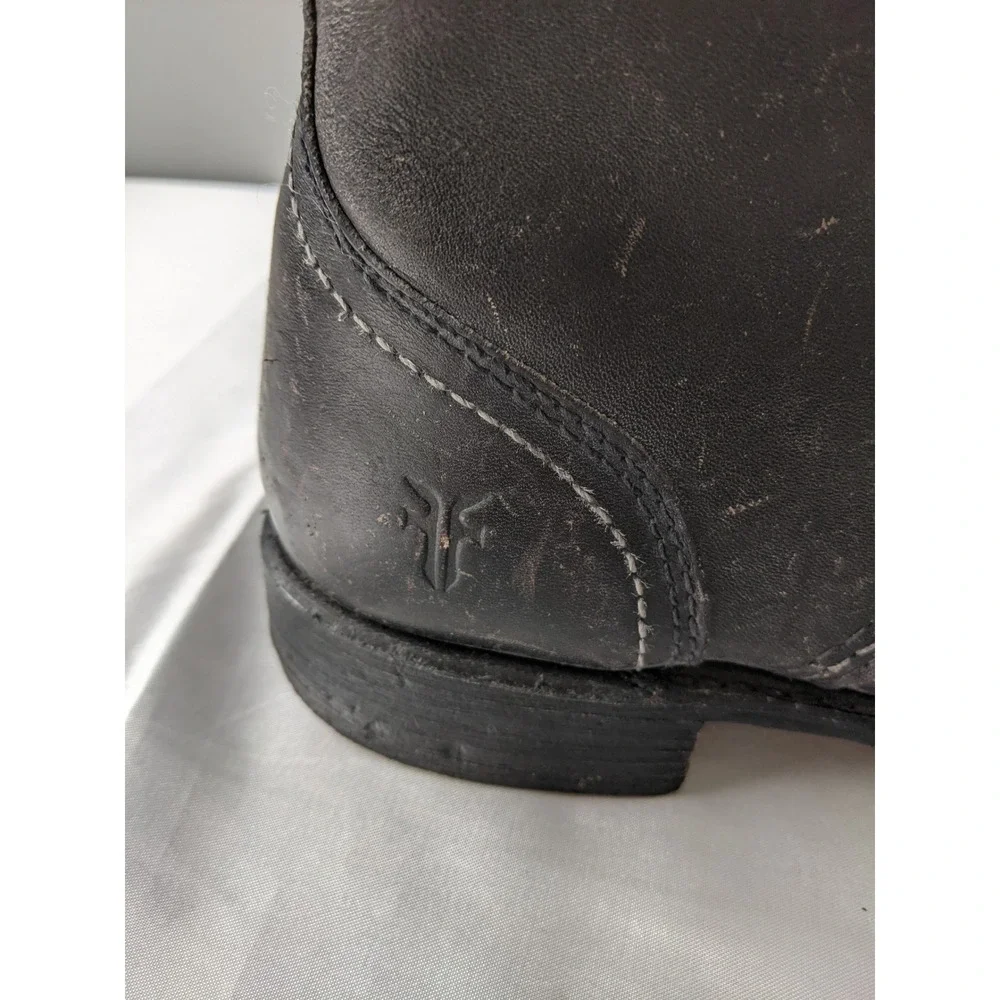 Frye 150th Anniversary Limited Edition Leather Cap Toe Boots Mens 9.5 Distressed
